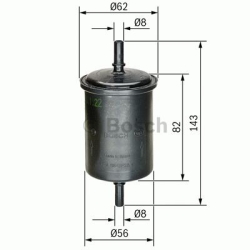 F2161 Brændstoffilter Bosch