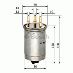 N6508 Brændstoffilter Bosch