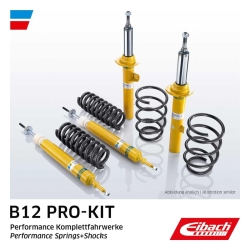 Sportsstøddæmper sæt m fjedre Eibach kit B12 PK VW Golf VIII Var.