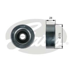 GATES Medløberhjul multi-V-rem T36418