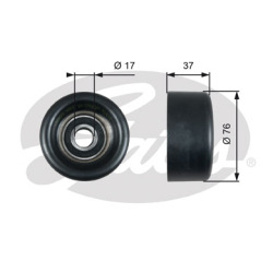 GATES Medløberhjul multi-V-rem T38028