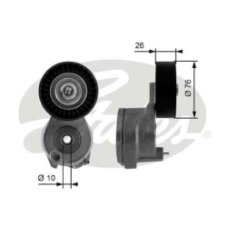 GATES Strammehjul kilerem T38423