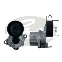 GATES Strammehjul kilerem T39166