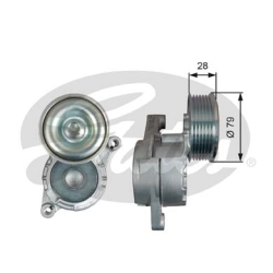 GATES Strammehjul kilerem T39284