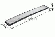 R2424 Pollenfilter aktivkulfilter Kabineluftfilter Bosch