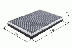 M2066 Pollenfilter Kabineluftfilter Bosch