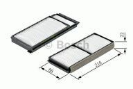 M2163 Pollenfilter Kabineluftfilter Bosch