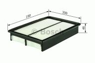 S3955 Luftfilter Bosch