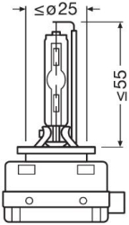 Osram D8S Xenon Original Xenarc 1stk