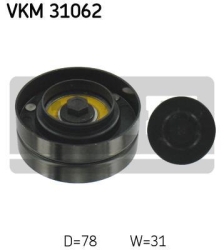 SKF Medløberhjul multi-V-rem VKM31062