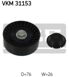 SKF Medløberhjul multi-V-rem VKM31153