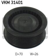 SKF Medløberhjul multi-V-rem VKM31401
