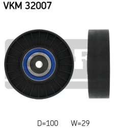 SKF Medløberhjul multi-V-rem VKM32007