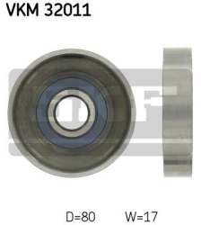 SKF Medløberhjul multi-V-rem VKM32011