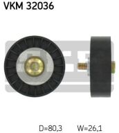 SKF Medløberhjul multi-V-rem VKM32036