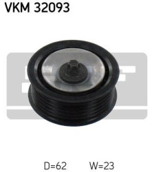 SKF Medløberhjul multi-V-rem VKM32093