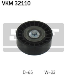 SKF Medløberhjul multi-V-rem VKM32110