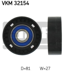 SKF Medløberhjul multi-V-rem VKM32154