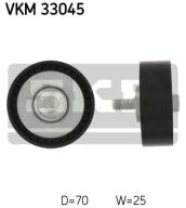 SKF Medløberhjul multi-V-rem VKM33045