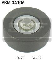 SKF Medløberhjul multi-V-rem VKM34106