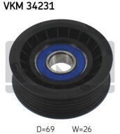 SKF Medløberhjul multi-V-rem VKM34231