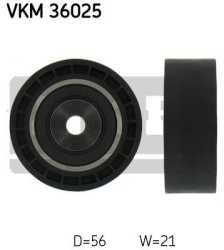 SKF Medløberhjul multi-V-rem VKM36025