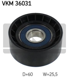 SKF Medløberhjul multi-V-rem VKM36031