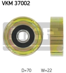 SKF Medløberhjul multi-V-rem VKM37002