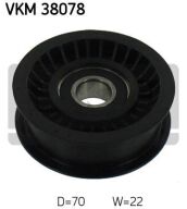 SKF Medløberhjul multi-V-rem VKM38078