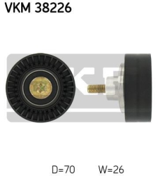 SKF Medløberhjul multi-V-rem VKM38226