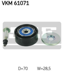 SKF Medløberhjul multi-V-rem VKM61071