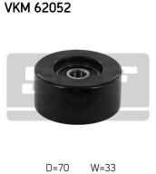 SKF Medløberhjul multi-V-rem VKM62052