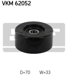 SKF Medløberhjul multi-V-rem VKM62052