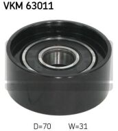 SKF Medløberhjul multi-V-rem VKM63011