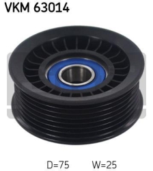 SKF Medløberhjul multi-V-rem VKM63014