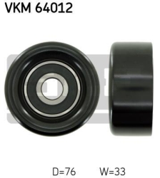 SKF Medløberhjul multi-V-rem VKM64012