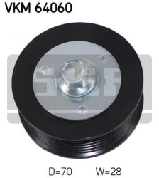 SKF Medløberhjul multi-V-rem VKM64060