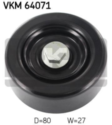 SKF Medløberhjul multi-V-rem VKM64071