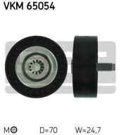 SKF Medløberhjul multi-V-rem VKM65054