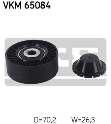SKF Medløberhjul multi-V-rem VKM65084