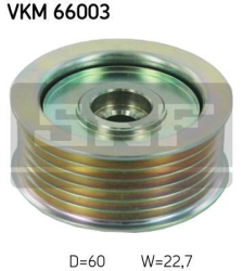 SKF Medløberhjul multi-V-rem VKM66003