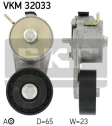 SKF Strammehjul kilerem VKM32033