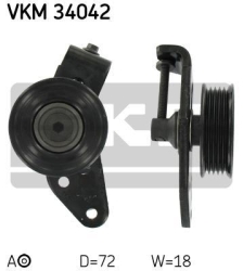 SKF Strammehjul kilerem VKM34042