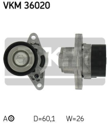 SKF Strammehjul kilerem VKM36020