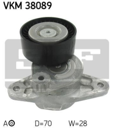 SKF Strammehjul kilerem VKM38089