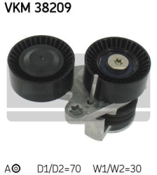 SKF Strammehjul kilerem VKM38209