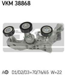 SKF Strammehjul kilerem VKM38868