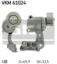 SKF Strammehjul kilerem VKM61024