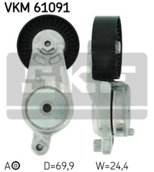 SKF Strammehjul kilerem VKM61091