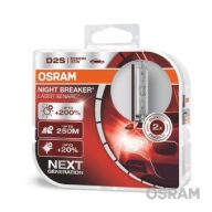 Osram D2S Pærer Xenon Night Breaker Laser +200% 2 stk